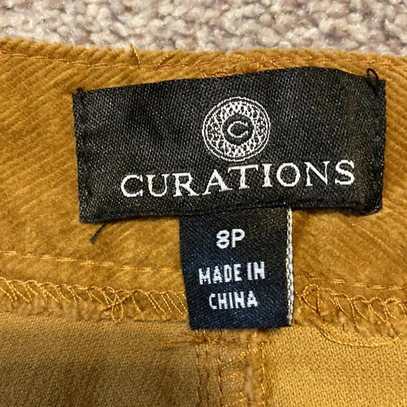 Curations Camel Corduroy Bootcut Pants 8P - Picture 10 of 15